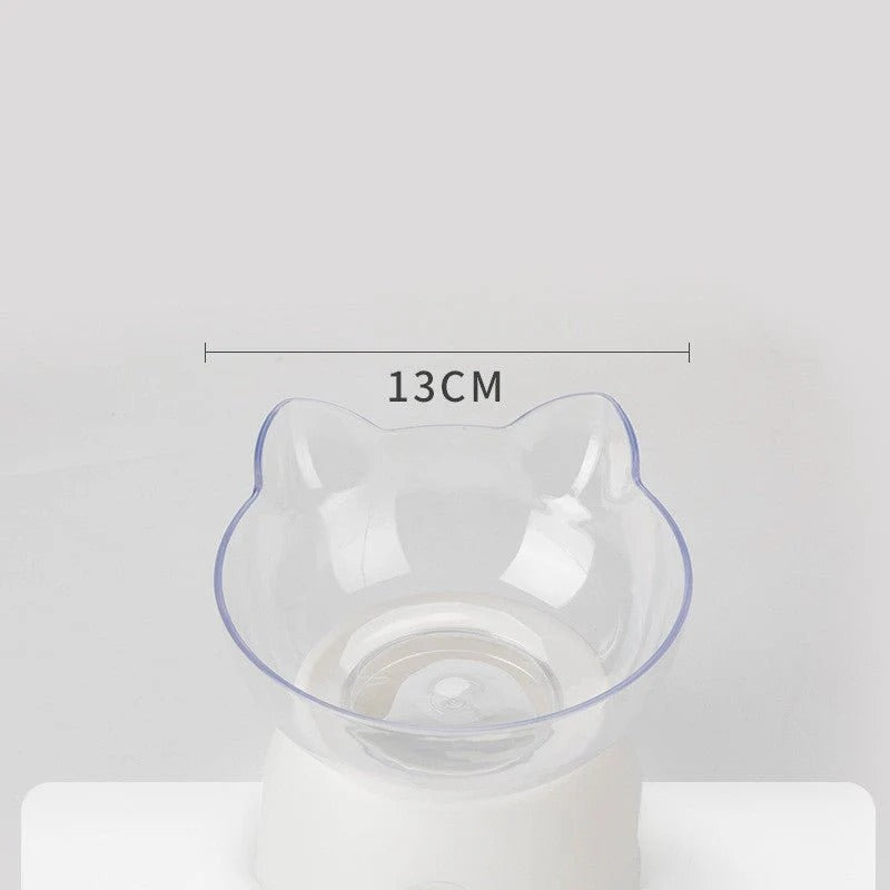 Cat Bowl Dog Bowl Cat Single Bowl Non-slip Cat Bowl Oblique Mouth